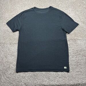 Vuori Mens Strato Tech Tee Charcoal Heather Grey Short Sleeve T-Shirt L V126